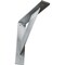 Ekena Millwork Traditional Steel Bracket, Unfinished 2"W x 10"D x 10"H BKTM02X10X10TRCRS - alternate 1